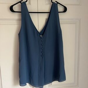 Naked Zebra Blue Sleeveless Top